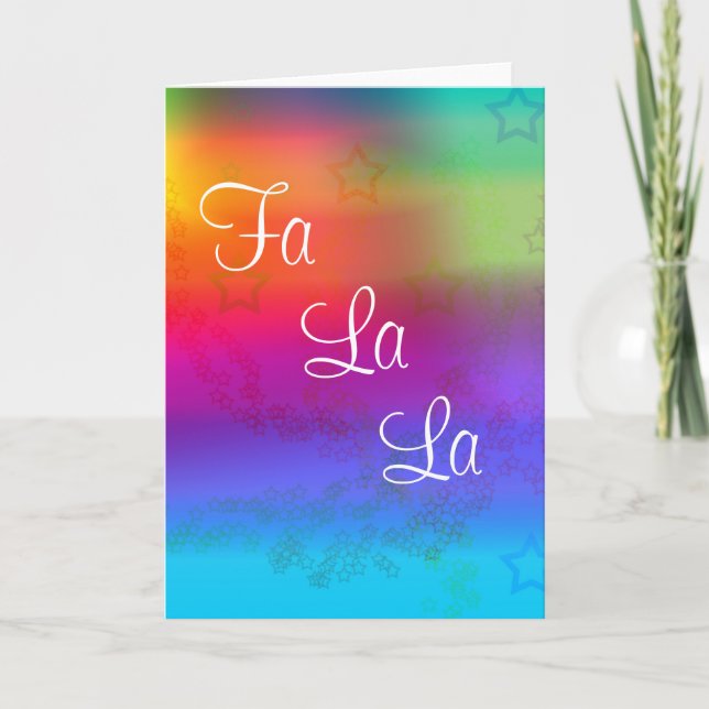 Fa La La Holiday Card (Front)