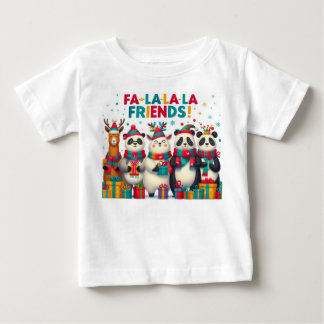 Fa-La-La-La Friends! – Adorable Christmas Animals  Baby T-Shirt