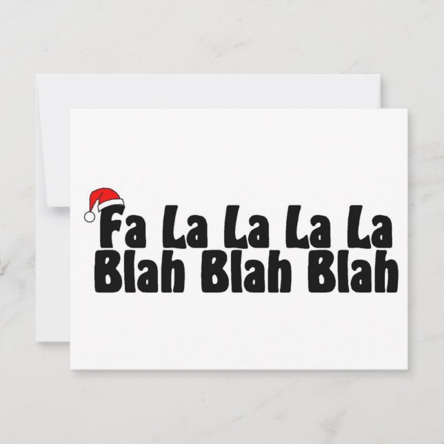 Fa La La La La Blah Blah Blah (Front)