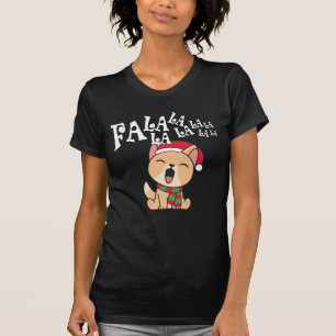 Fa La La La La Christmas Dog Singing   Shirt