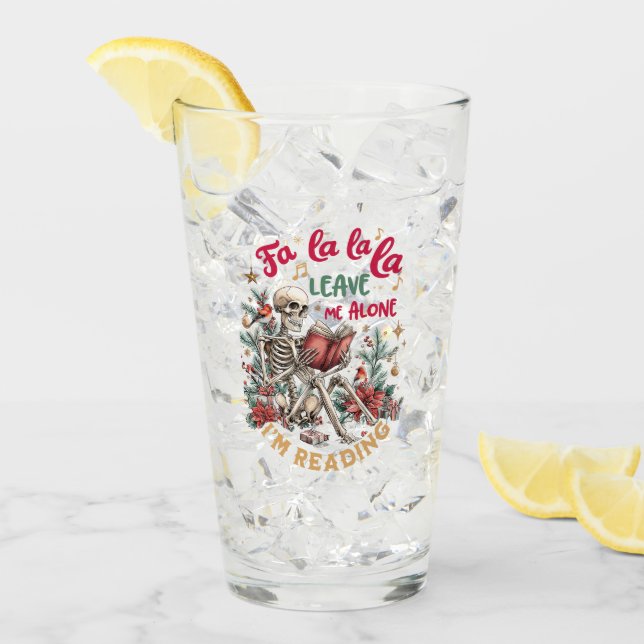 Fa La La La Leave Me Alone I'm Reading  Glass (Front Ice)