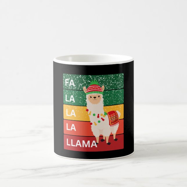 FA LA LA LA LLAMA COFFEE MUG (Center)