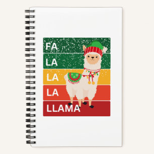 FA LA LA LA LLAMA NOTEBOOK