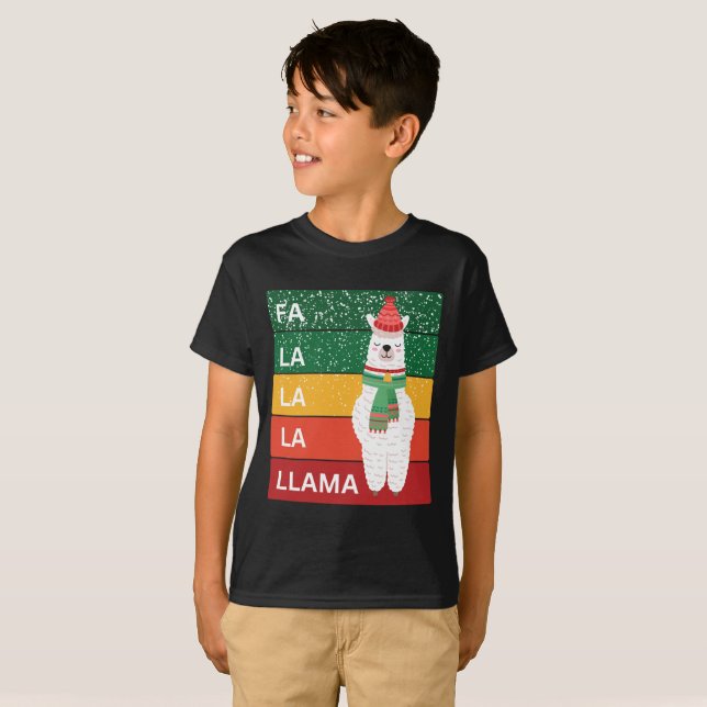 FA LA LA LA LLAMA T-Shirt (Front Full)