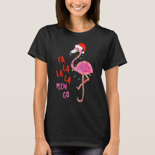 Fa La La La mingo Flamingo for Christmas Xmas T-Shirt