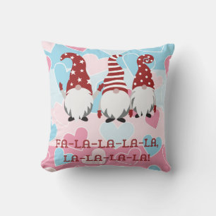 Fa La La La Throw Pillow