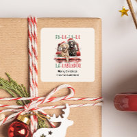 FA LA LA LABRADOR DOG CHRISTMAS FURRY 