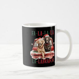 Fa La La Labrador Funny Christmas  Coffee Mug