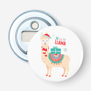 Fa La La Llama   Christmas Bottle Opener