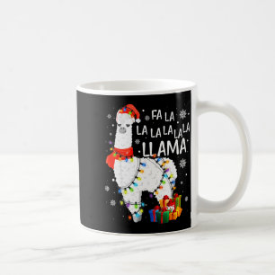 Fa La La Llama Christmas Funny Lllama Lover Xmas P Coffee Mug