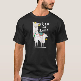 Fa La La Llama Funny Christmas  Funny Llama Alpaca T-Shirt