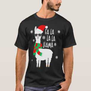Fa La La Llama Funny Falala Llama Christmas T-Shirt