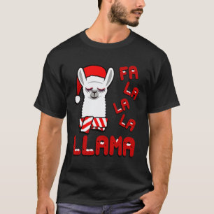 Fa La La Llama  Llama Christmas Pyjamas Matching T-Shirt