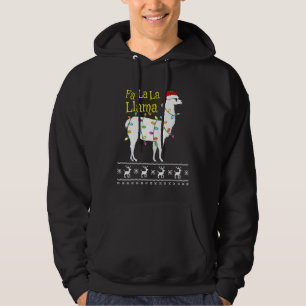Fa La La Llama  Ugly Christmas Sweater Llama Chris