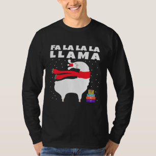 Fa La La Llama Ugly Christmas Sweater Llama Premi