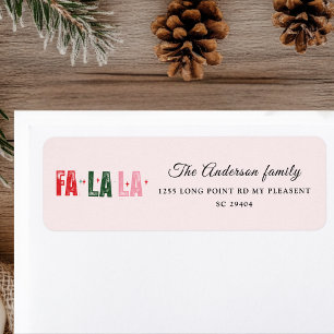 Fa La La Personalized Family Christmas 