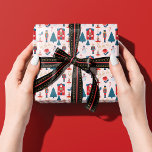 Fa La La Pink Nutcracker Christmas Ballet Scene Wrapping Paper<br><div class="desc">Beautiful, whimsical, and magical Christmas nutcracker ballet wrapping paper. We've drawn all the illustrations and typography that you see on this holiday wrapping paper. Our design features a beautiful "Fa La La" that are hand-drawn and pair perfectly with our illustration. Nutcracker, nutcracker mouse king, nutcracker ballet dancers, candy cane, flowers,...</div>