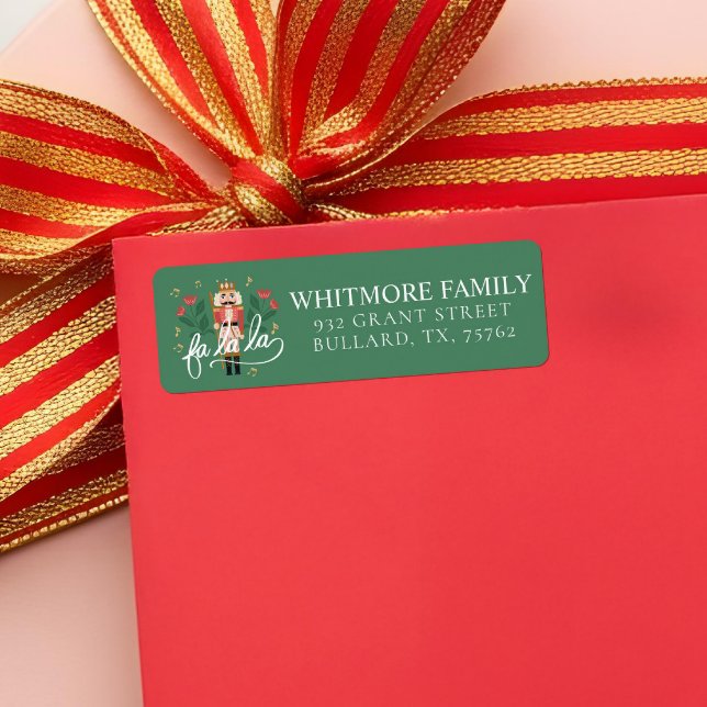 Fa La La Whimsical Nutcracker Ballet Noël (Fa La La Whimsical Nutcracker Ballet Christmas Label)