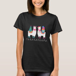 Fa La Llama Christmas Llama T-Shirt