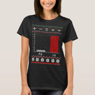 Fa La Mathematics Graph Christmas Ugly Sweater
