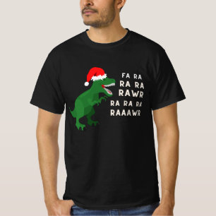 Fa Ra Ra Rawr, T-Rex Christmas Shirt