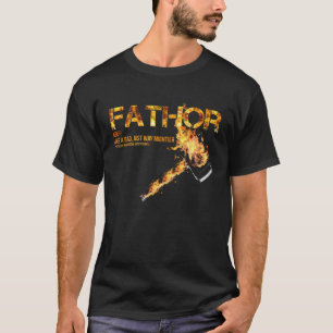 Fa Thor Like Dad Just Way Mightier Hero 20s T-Shirt