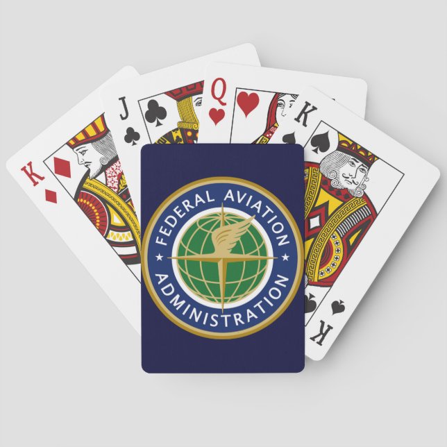 FAA Federal Aviation Administration Playing Cards (Back)
