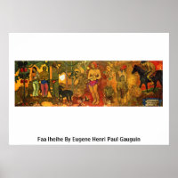Faa Iheihe By Eugene Henri Paul Gauguin