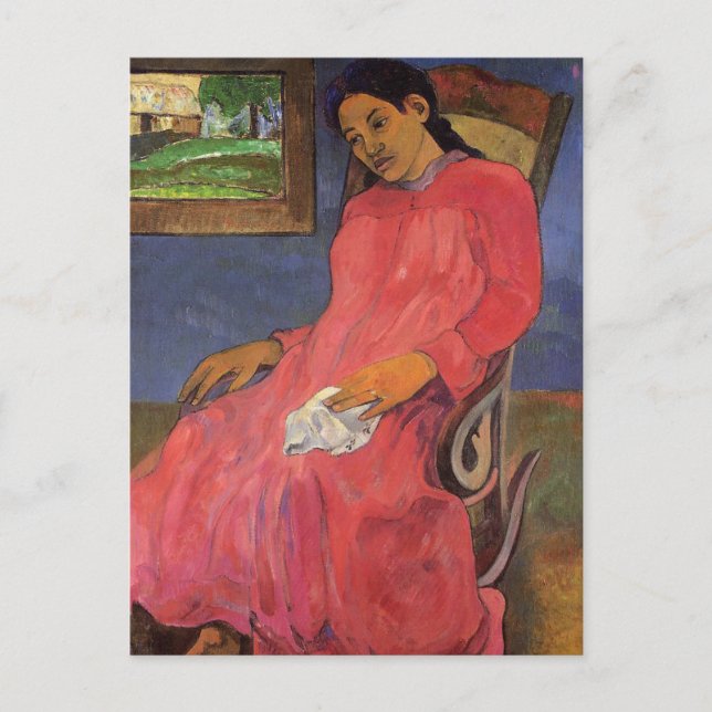 'Faaturuma (Melancholy)' - Paul Gauguin Postcard (Front)