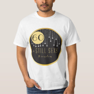 Fab 60th Birthday Cool Fun Black T-Shirt
