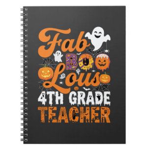 Fab-BOO-Lous 4th Grade Teacher Halloween Notebook
