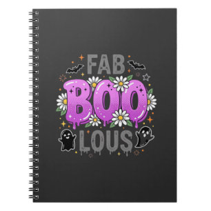 Fab Boo Lous Halloween Ghost Design_1 Notebook