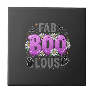 Fab Boo Lous Halloween Ghost Design_1 Tile
