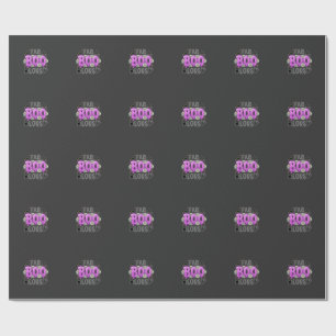 Fab Boo Lous Halloween Ghost Design_1 Wrapping Paper
