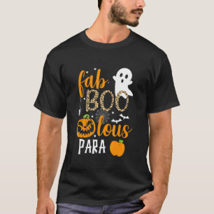 Fab Boo Lous Para Ghost Halloween T-Shirt