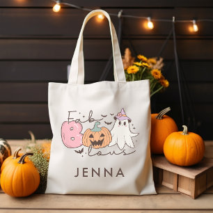 Fab-boo-lous Retro Groovy Halloween Tote Bag