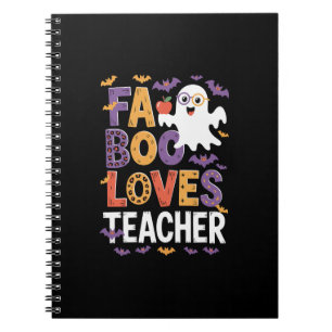 Fab Boo Lous Retro Halloween Notebook