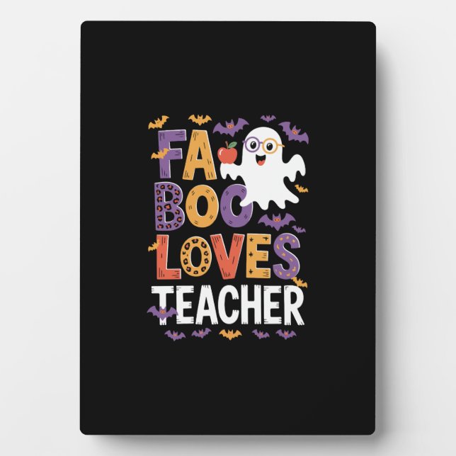 Fab Boo Lous Retro Halloween Plaque (Front)