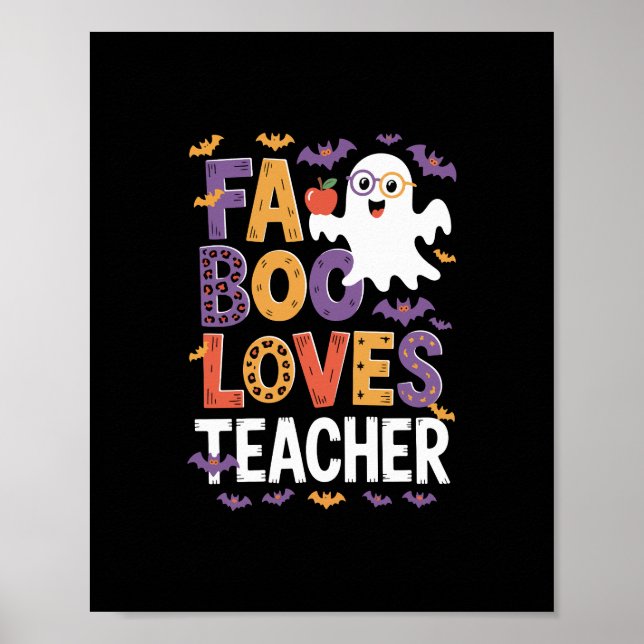 Fab Boo Lous Retro Halloween Poster (Front)