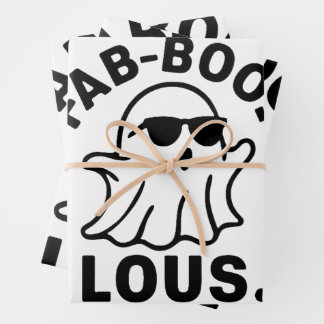 FAB-BOO-LOUS WRAPPING PAPER SHEET