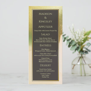 Fab Chartreuse 💚 Bold & Stylish Budget Wedding  Menu