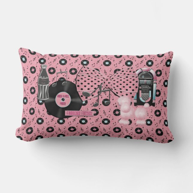 Fab Fifties Lumbar Pillow (Front)