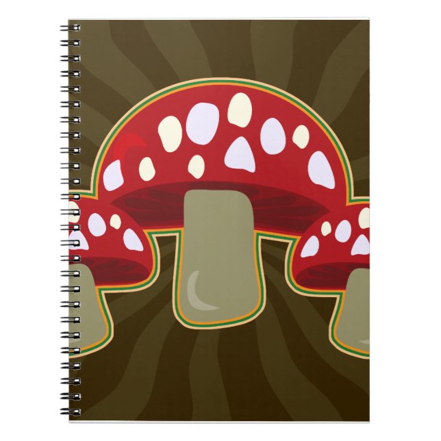 Fab Fungi Mushrooms Notebook (Front)