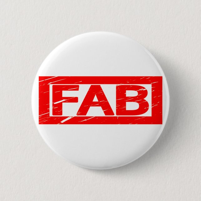 Fab Stamp 2 Inch Round Button (Front)