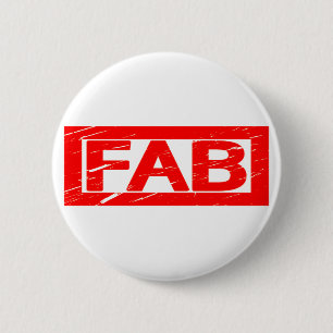 Fab Stamp 2 Inch Round Button
