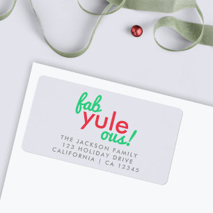 Fab Yule Ous Fabulous Christmas Stylish Fun Fab Label