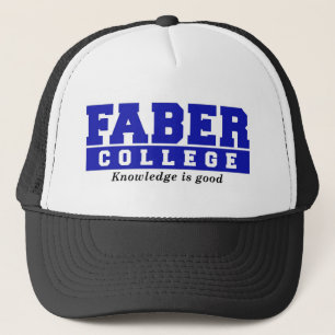 Faber College Knowledge Is Good Trucker Hat