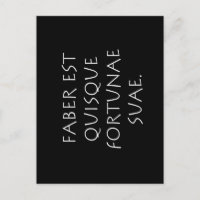 Faber est quisque fortunae suae