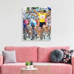 Fabian Cancellara Early Hero Stage 3 Tour de Franc Canvas Print