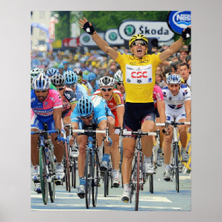 Fabian Cancellara Early Hero Stage 3 Tour de Franc Poster